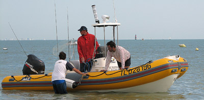 Pneumatique semi-rigide BWA 601 peche developp par Guillaume Fourrier